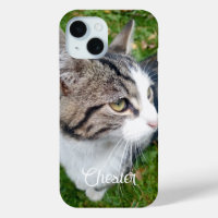 CaseMate iPhone 15 Case with custom cat photo