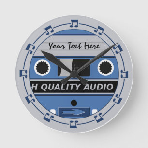 Casette Tape custom wall clock