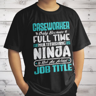 Caseworker Job Title Profession Funny Caseworker T-Shirt