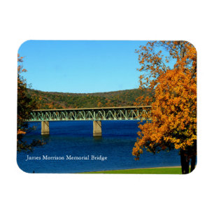 Casey Bridge Colourful Autumn Scene Souvenir Magnet