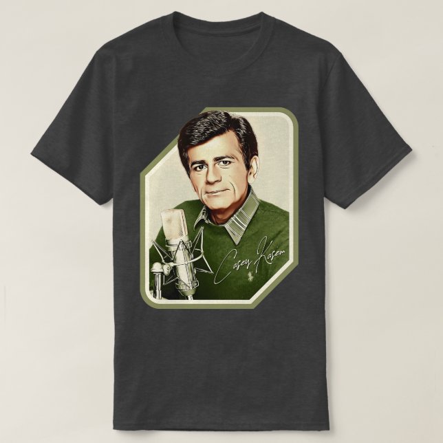 Casey Kasem Radio DJ Top 40 Legend (Design Front)