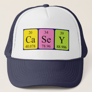 Casey periodic table name hat