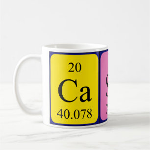 Casey periodic table name mug