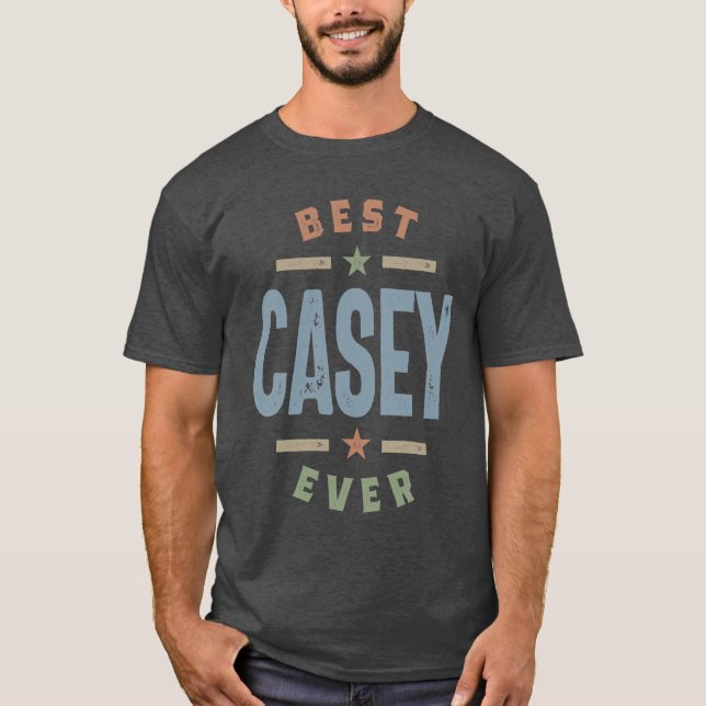 Casey Personalised Name Birthday Gift T-Shirt (Front)