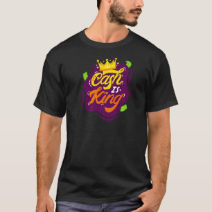 Cash Coins Bank Account Investing Share Currency P T-Shirt