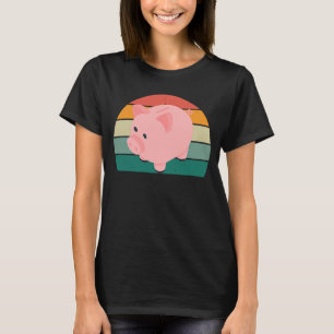Cash coins bank account investing share currency p T-Shirt