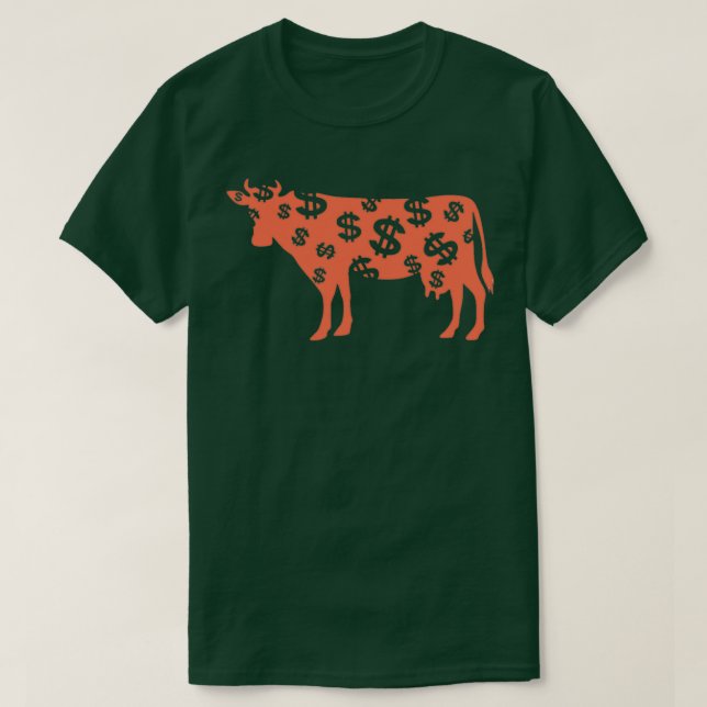 Cash Cow Cash Flow  T-Shirt (Design Front)