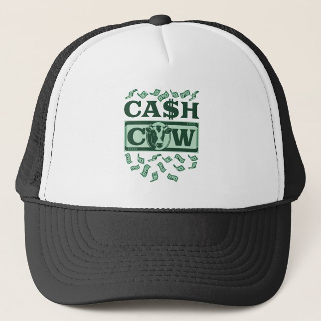 Cash Cow Trucker Hat (Front)