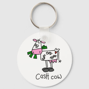 Cash Cow Tshirts and Gifts Key Ring