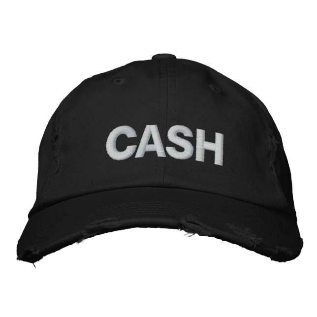 CASH EMBROIDERED HAT (Front)