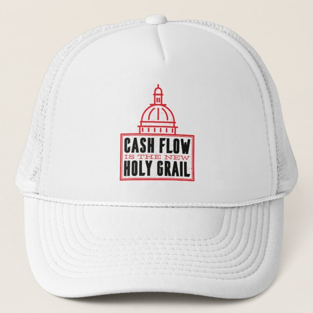 Cash flow trucker hat (Front)