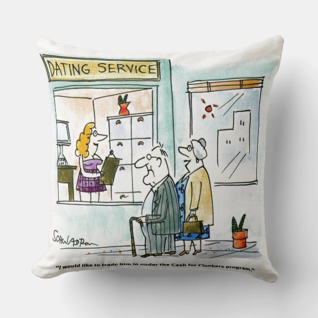 Cash for Clunkers Cushion (Front)