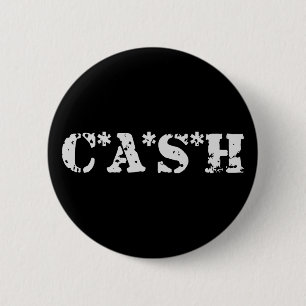 CASH MASH Dad Gifts 6 Cm Round Badge