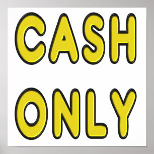 Cash Only Poster