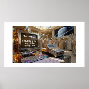 Cash Register Poem Of The Month Poster