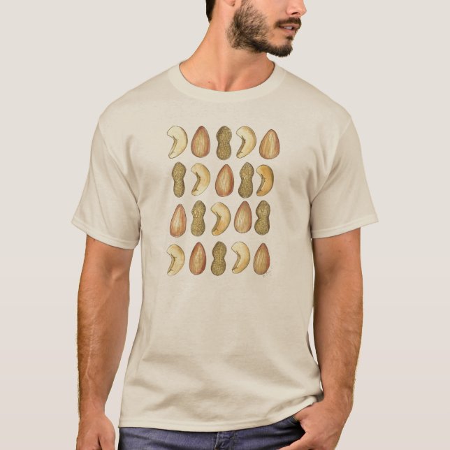 Cashew, Almond, Peanut Tee Shirt (Front)