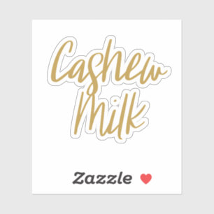 Cashew Milk Storage Sticker