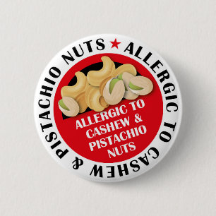 Cashew & Pistachio Nut Allergy Badge