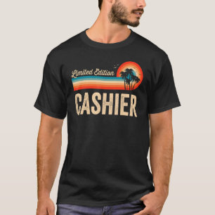 Cashier Birthday Retro Vintage Men Women Dad T-Shirt
