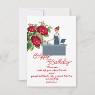 Cashiers' Birthday Card