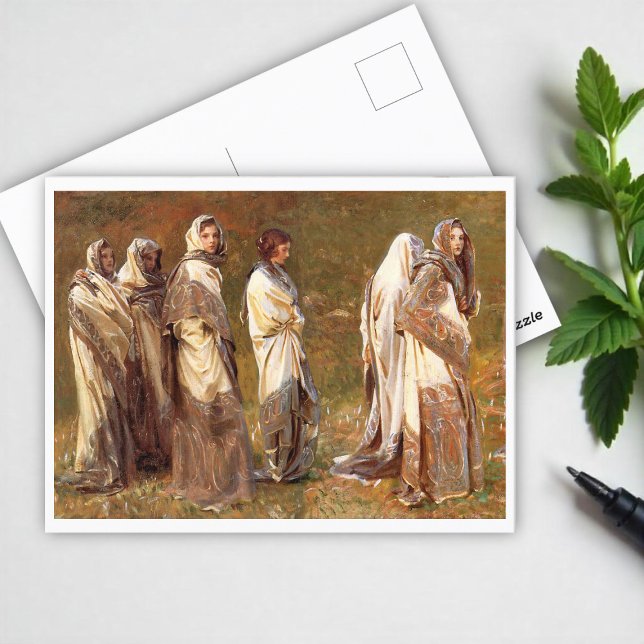 Cashmere,John Sargent 1908 Postcard (Creator Uploaded)