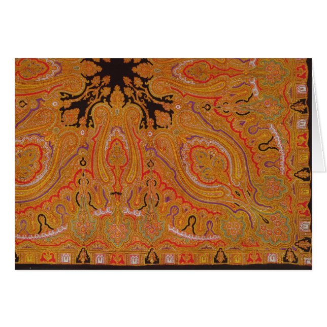 Cashmere scarf, c.1870-80 (Front Horizontal)