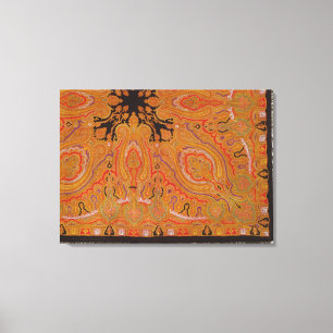 Cashmere scarf, c.1870-80 canvas print