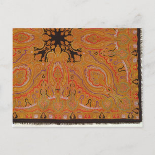 Cashmere scarf, c.1870-80 postcard