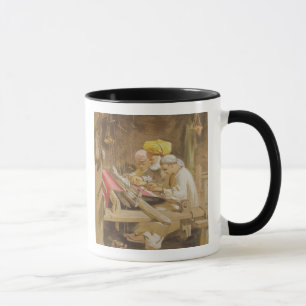 Cashmere Shawls: Weaving, 1863 (chromolitho) Mug