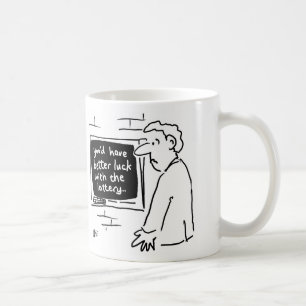 Cashpoint Machine Says "Try the Lottery" Coffee Mug