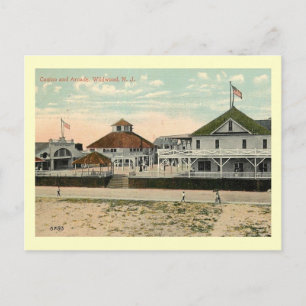 Casino and Arcade, Wildwood, New Jersey Vintage Postcard