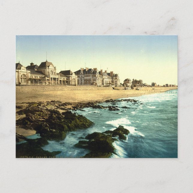 Casino and Grand Hotel, Parame, France Postcard (Front)