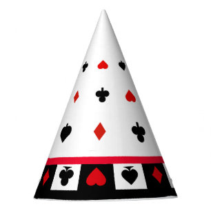 Casino Birthday Party Decor, Vegas Poker Cards Hat
