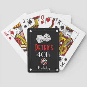 Casino Birthday Party Favors Playing Cards