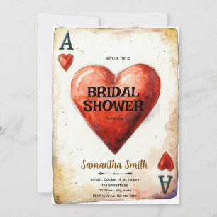 Casino Bridal Shower Invitation