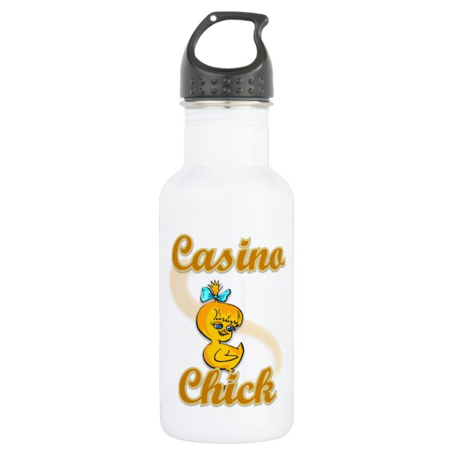 Casino Chick 532 Ml Water Bottle (Front)
