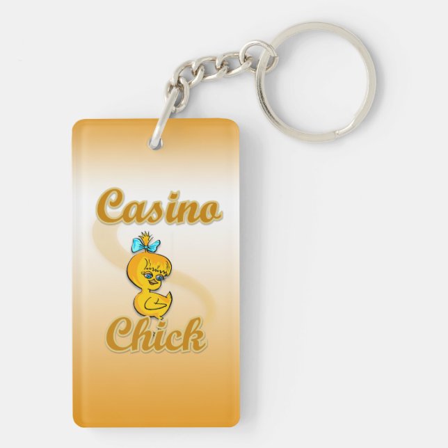 Casino Chick Key Ring (Back)