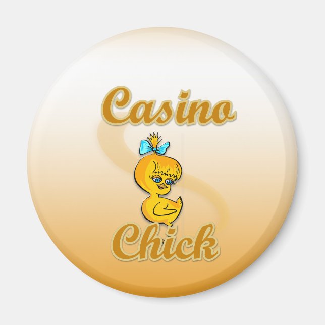 Casino Chick Magnet (Front)