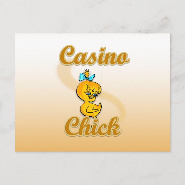 Casino Chick Postcard (Front)