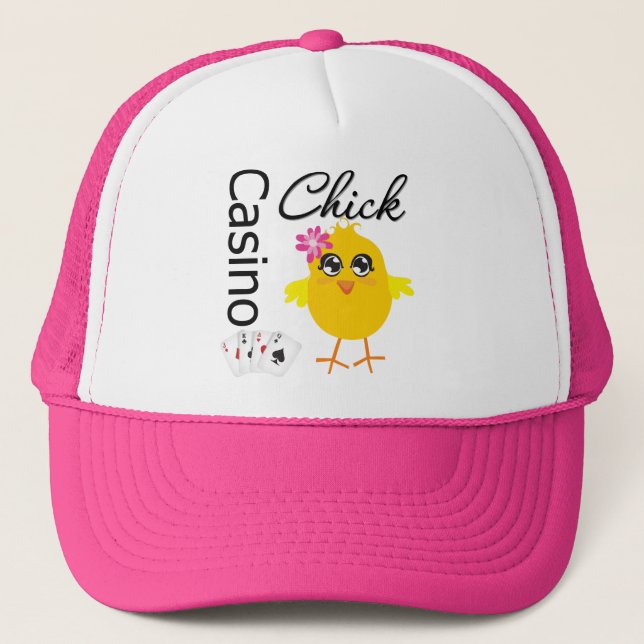 Casino Chick Trucker Hat (Front)