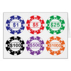 Casino Chips Card