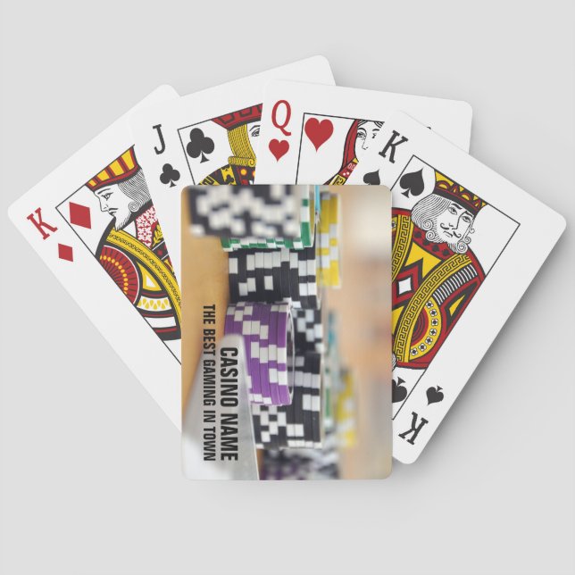 Casino Chips, Casino, Gaming Industry Playing Cards (Back)