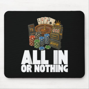 Casino Chips Roulette Slots Ker Vegas Gambling Car Mouse Pad