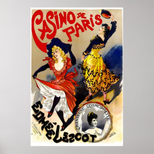 Casino de Paris 1895 POSTER PRINT A5-A1 Vintage