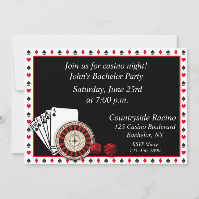 Casino Event Invitation (Front)