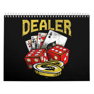 Casino Gambling Dealer Texas Holdem Poker Calendar