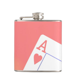 Casino Gambling Poker Flask Groomsmen's Gift