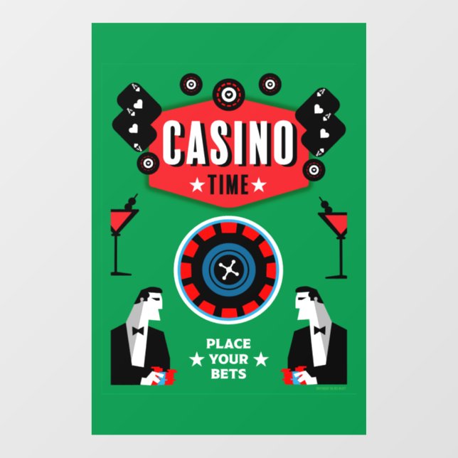 Casino Gambling Poker Roulette  (Sheet)