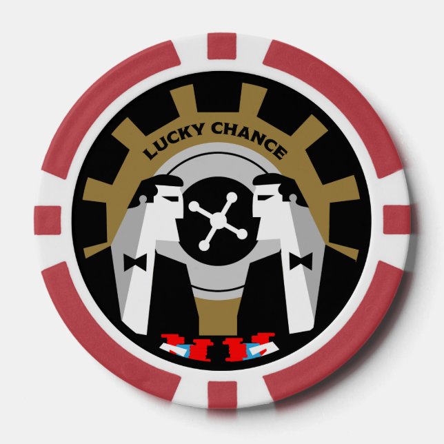 Casino Gambling Poker Roulette  Chips (Front)