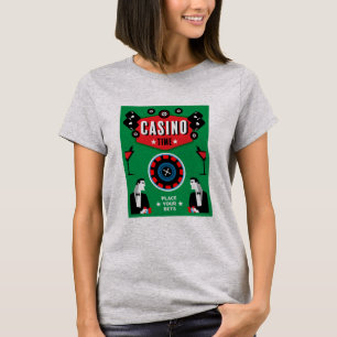 Casino Gambling Poker Roulette  T-Shirt